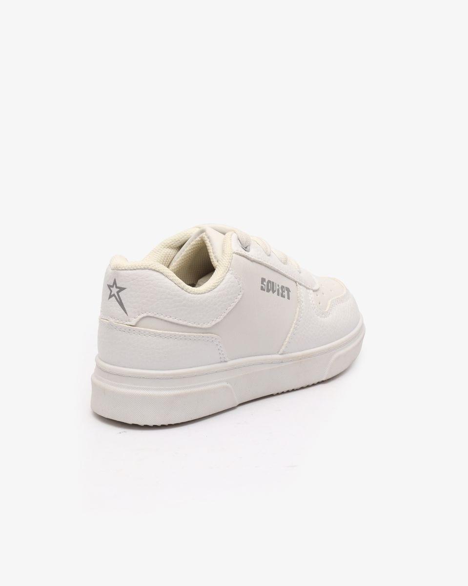Soviet Youth Society White Lace Up Sneaker - UK Junior 5 image 4