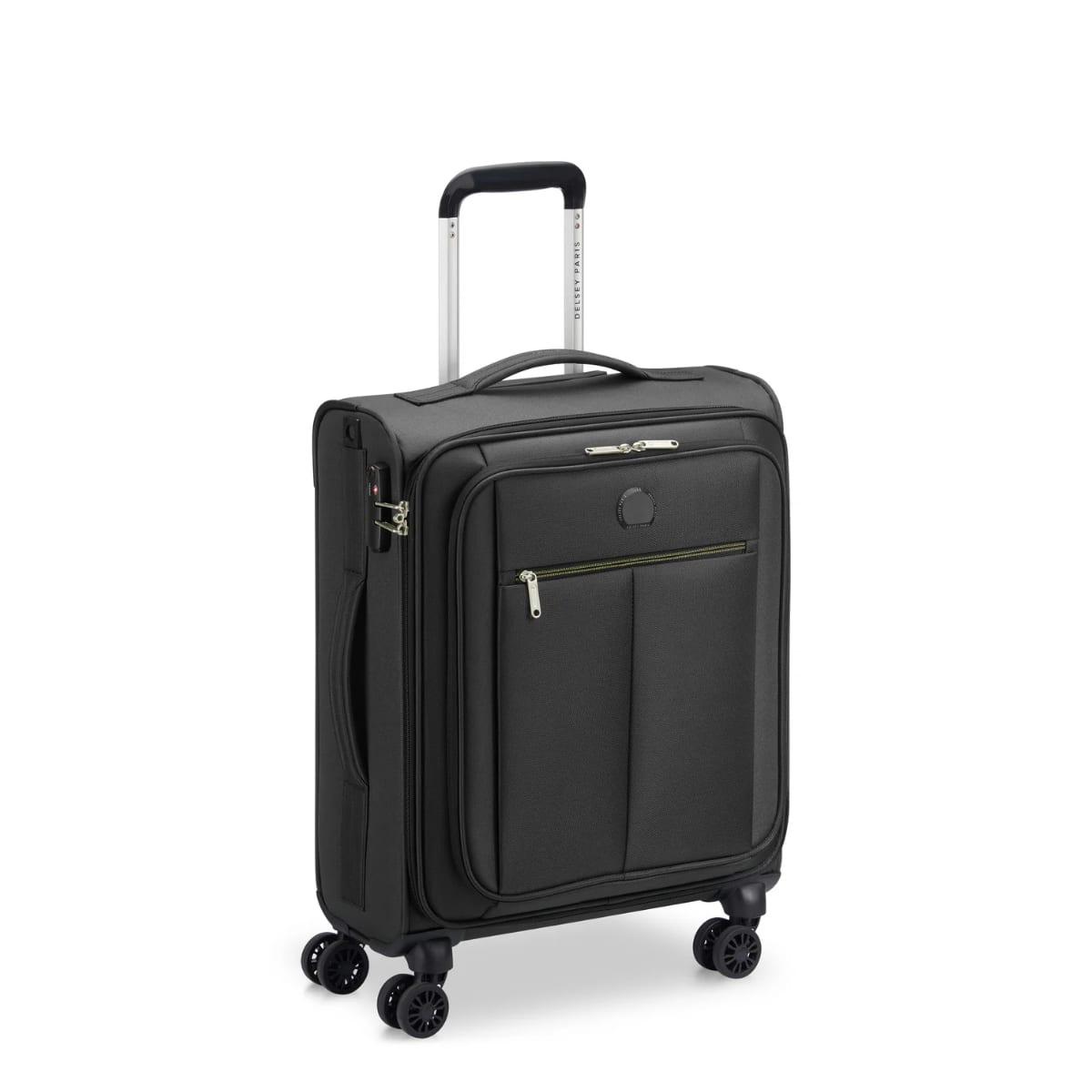 Delsey PIN UP 6 55cm Cabin Trolley Soft Shell TSA Lock Spinner Wheels image 2