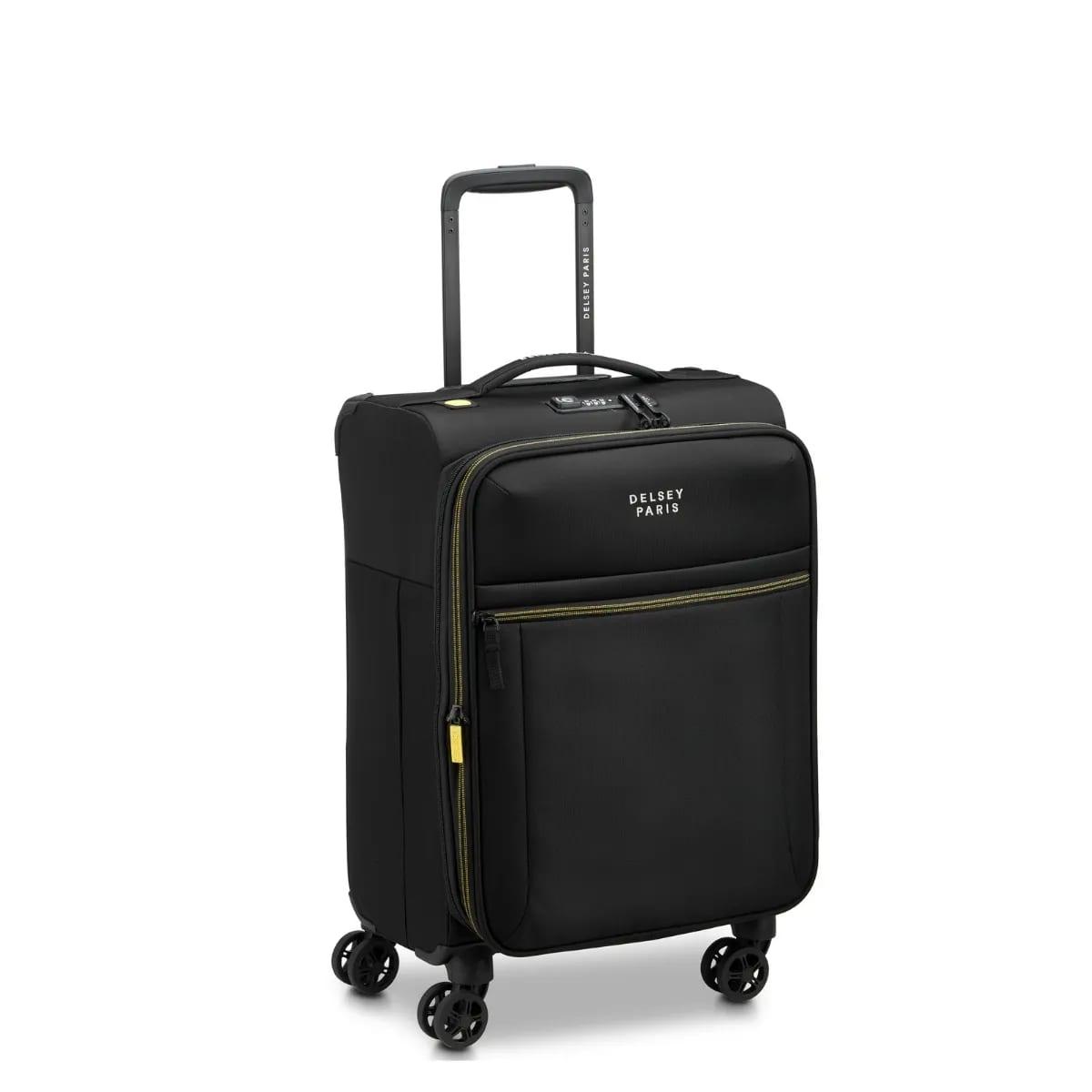 Delsey Brochant 3 55cm Cabin Trolley Case Hard Shell TSA Lock Spin Wheels image 2