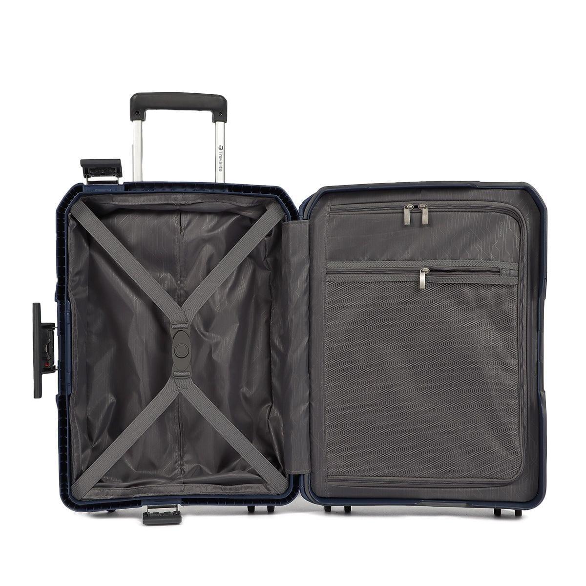 Travelite Mallorca 55cm Cabin Trolley Hard Shell TSA lock 8 Wheeled image 2