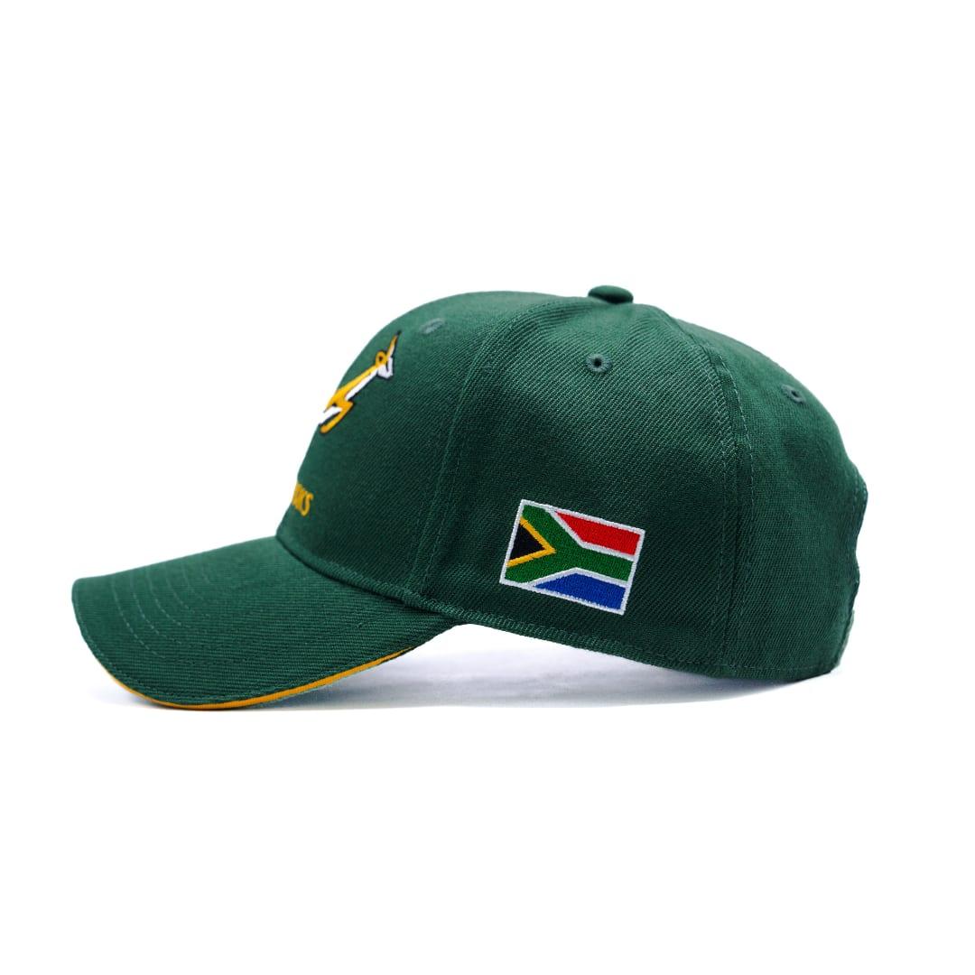 Official Springboks Rugby Supporter Cap - Classic Green South Africa image 2