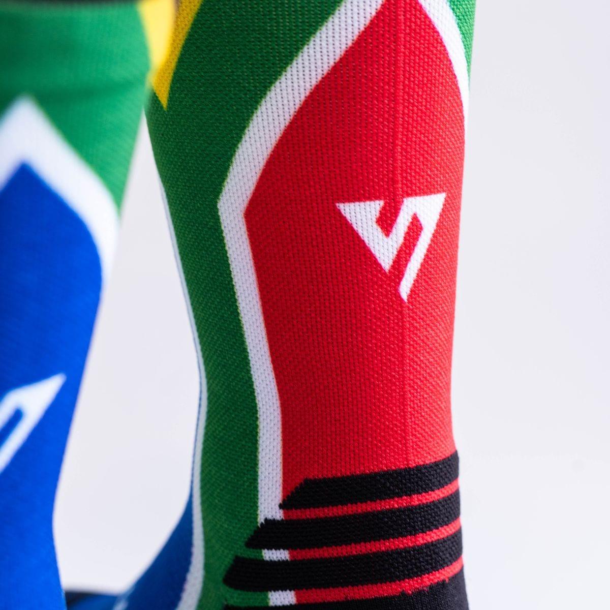Versus South African Flag Active Crew Socks image 2