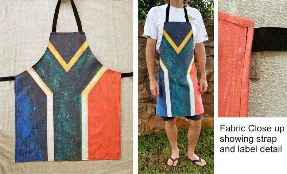 South Africa Flag Apron 80x66cm image 2